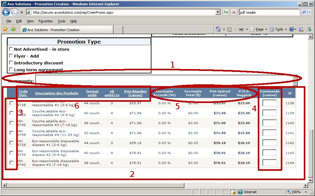 Create Promotions screen3